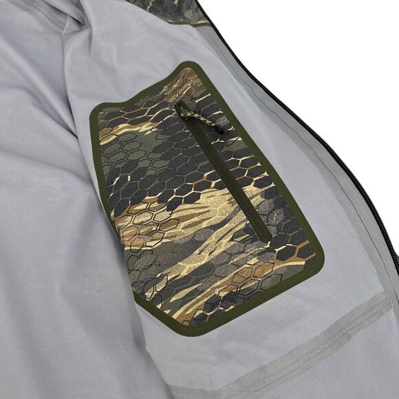 CANIS Men's Nunavut Waterproof Rain Jacket Alpha Camo XXL - Picture 9 of 16
